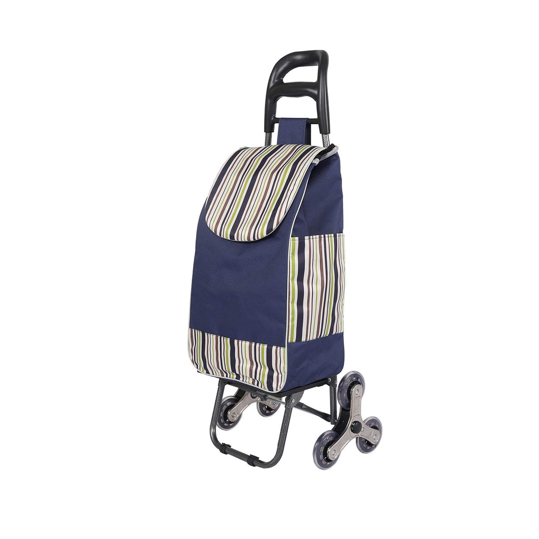 Ambientehome Shopping Trolley blau Einkaufstrolley