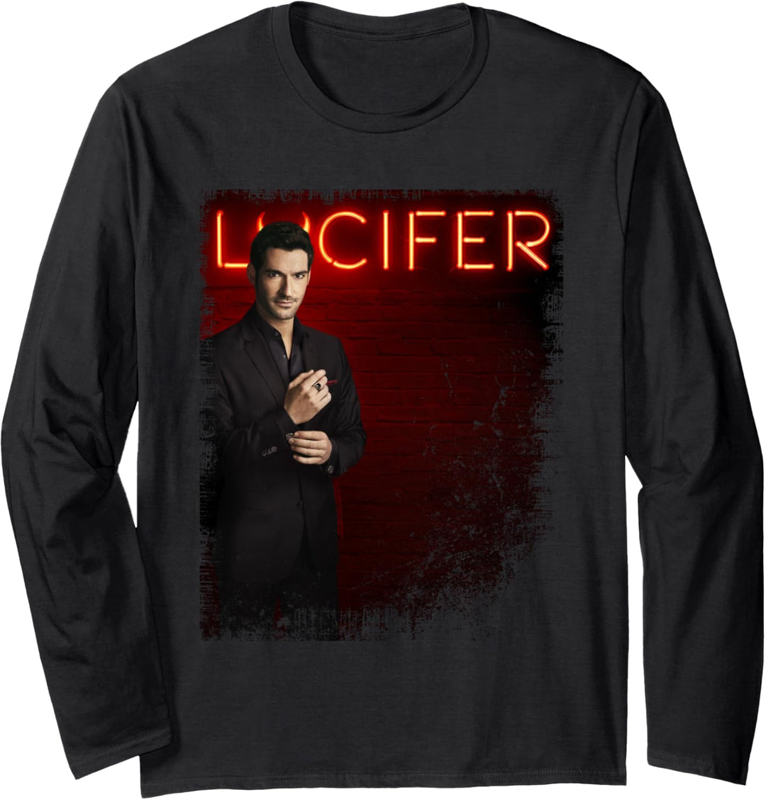Lucifer Neon Lights Langarmshirt
