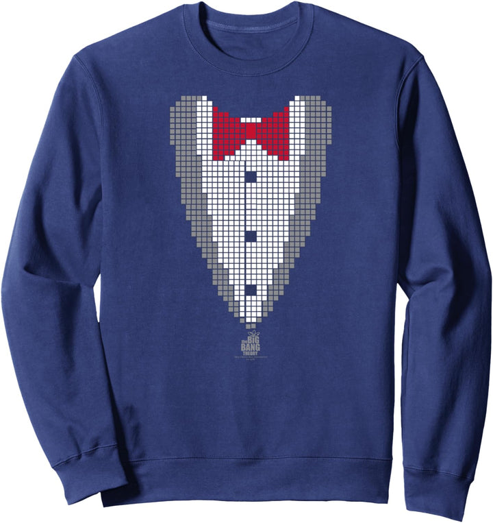 The Big Bang Theory Pixelated Tux Sweatshirt