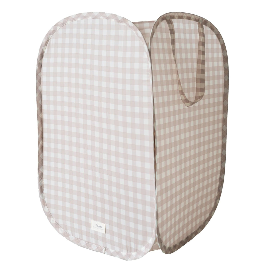 3 Sprouts - Wäschekorb Kinder - Wäschesack Faltbar 50L - Wäschesammler Faltbar aus Stoff - Platzspar