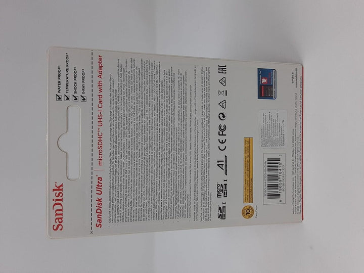 SanDisk Ultra 32 GB microSDHC Memory Card + SD Adapter with A1 App Performance Up to 98 MB/s, Class