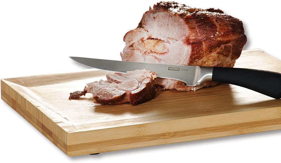 Kesper | Profischneidebrett, Material: FSC®-zertifizierter Bambus, Masse: B 38 x T 28 x H 2,5 cm, Fa