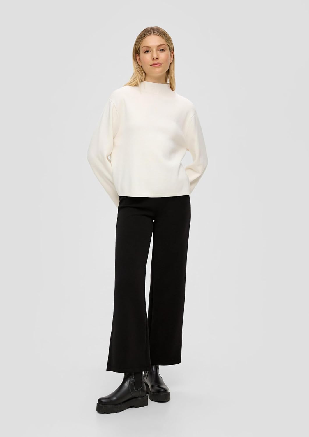 s.Oliver Damen Hose lang, Wide Leg 38 9999, 38 9999