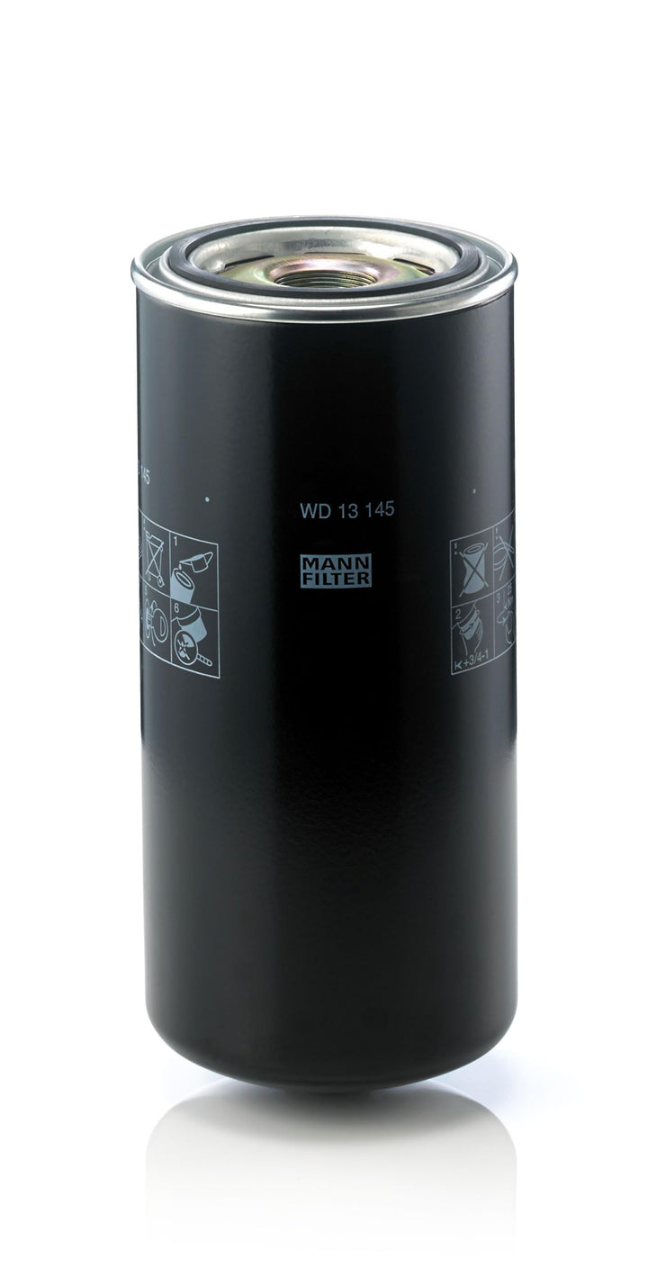 MANN-FILTER WD 13 145 Hydraulikfilter – Für Industrie, Land- und Baumaschinen
