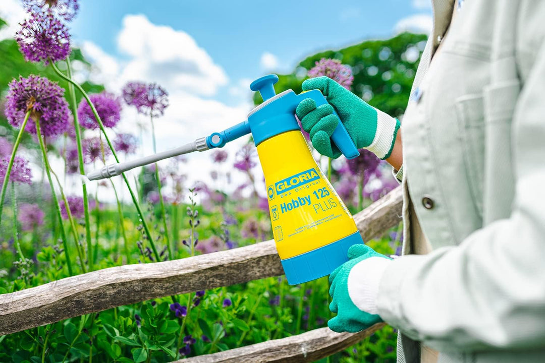 GLORIA Drucksprühgerät Hobby 125 Plus - 1,25L Gartenspritze | Handsprüher |zur Ausbringung von Essig