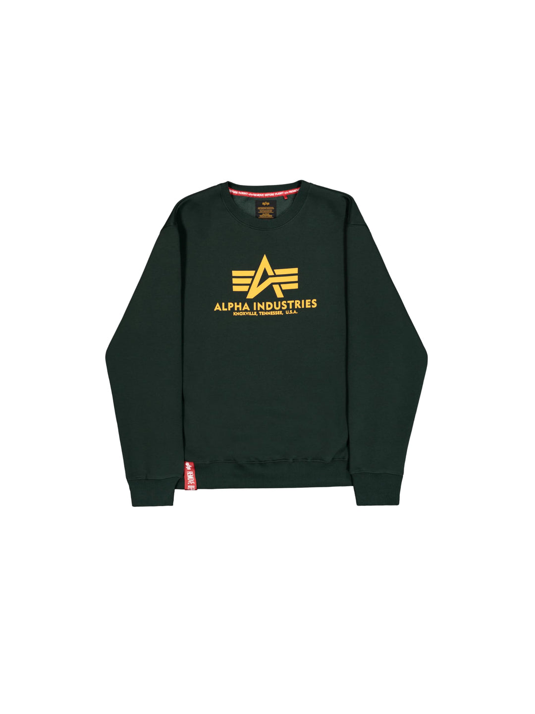 Alpha Industries Herren Basic Big Logo Sweatshirt XXS Dark Petrol, XXS Dark Petrol