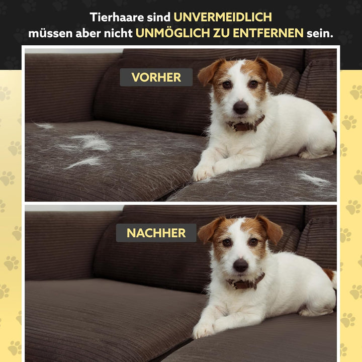 Tydi Haustier-Fusselroller – 1400 Blatt &amp; 2 Griffe – 100 Blatt pro Kleiderroller – Fusselroller für