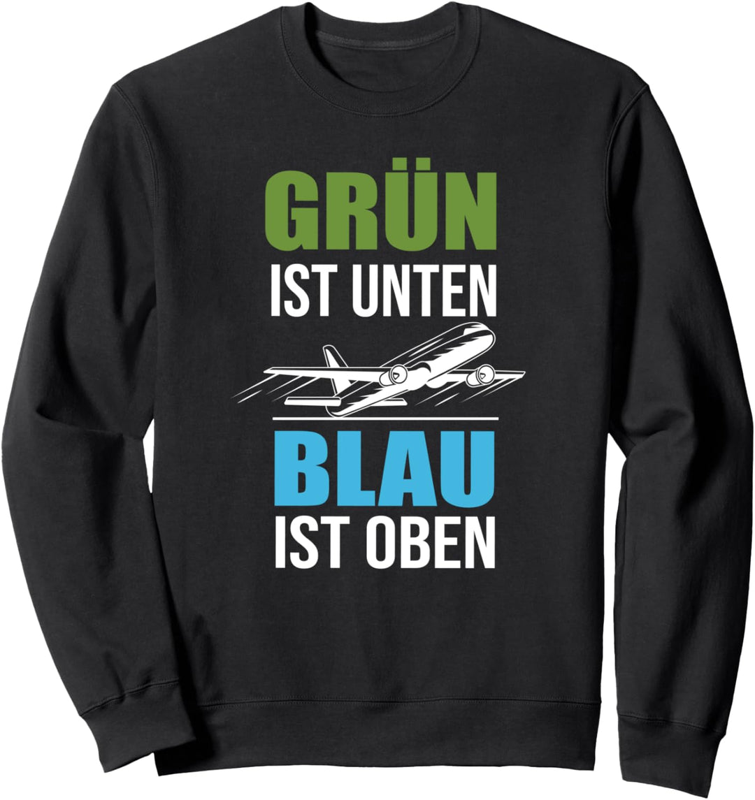 Flugzeugführer Segelflieger - Flugschule Flugzeug Pilot Sweatshirt