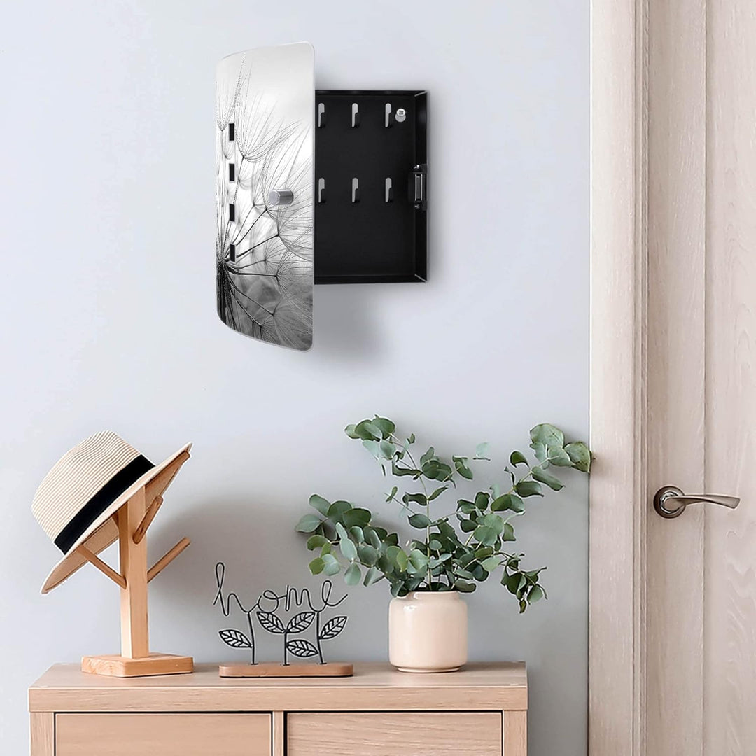 banjado® Design Schlüsselkasten aus Edelstahl Motiv Ready for Takeoff für 10 Schlüssel - Schlüsselsc