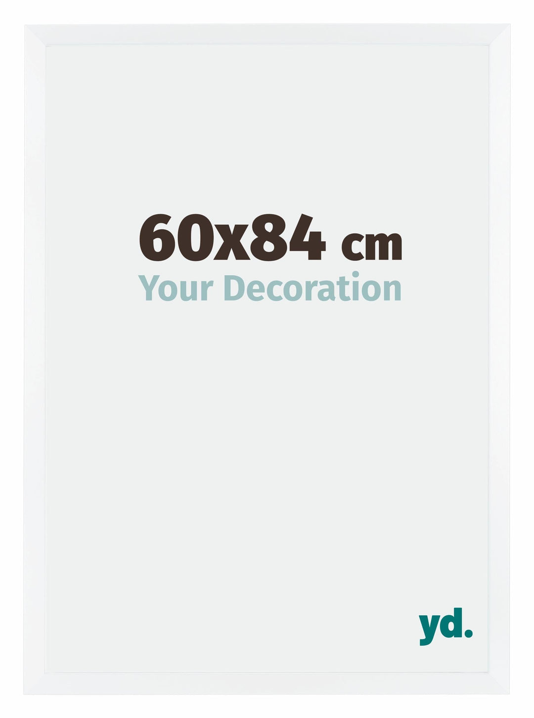 yd. Your Decoration - Bilderrahmen 60,00x84,00 cm - Bilderrahmen aus MDF mit Acrylglas - Antireflex
