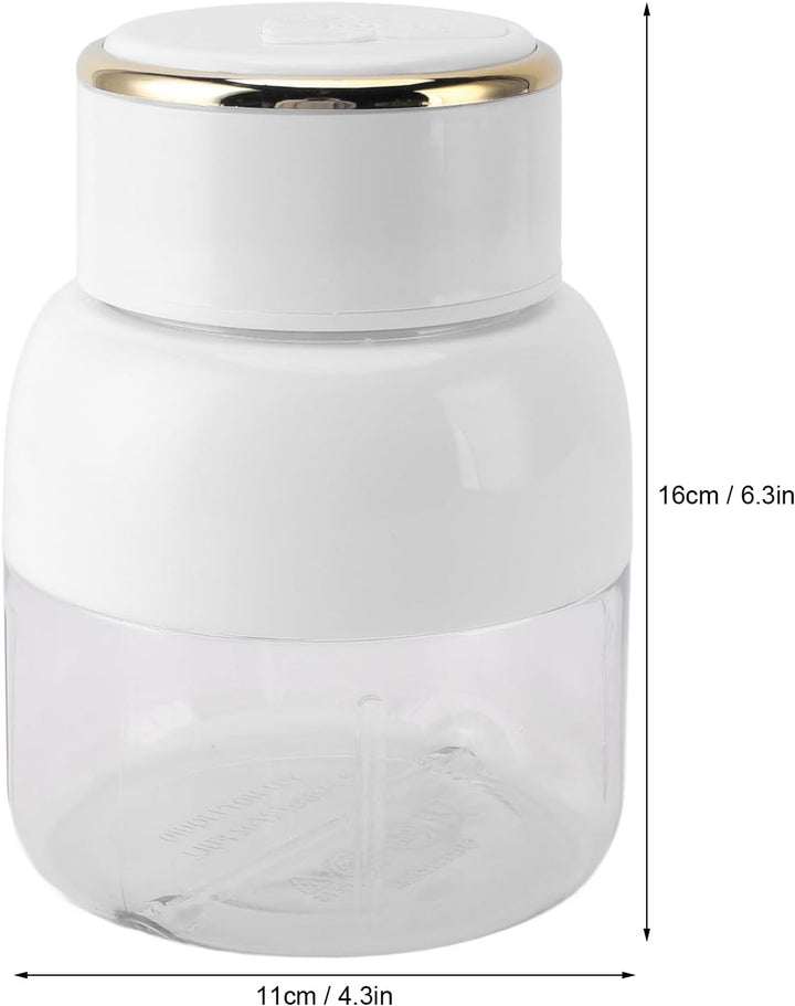 Tragbarer Mixerbecher 800 Ml Fassungsvermögen Wiederaufladbarer USB Entsafter Mixer mit Innovativem