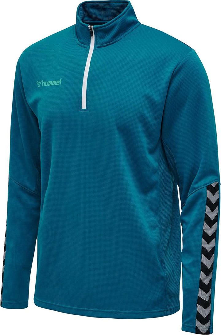 hummel Herren Hmlauthentic Half Zip Sweatshirt Sweatshirt S Celestial, S Celestial