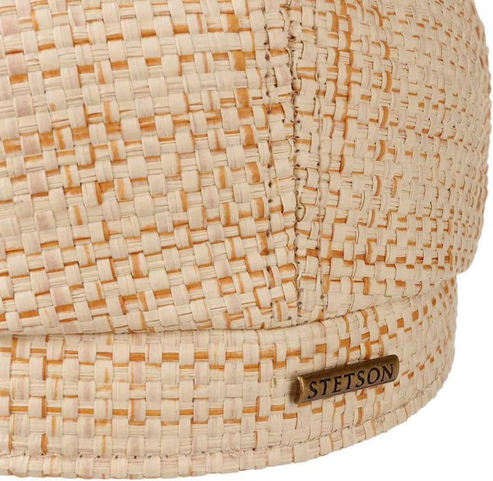 Stetson Hatteras New Toyo Flatcap Schirmmütze Ballonmütze Strohcap Herren - mit Schirm Frühling-Somm