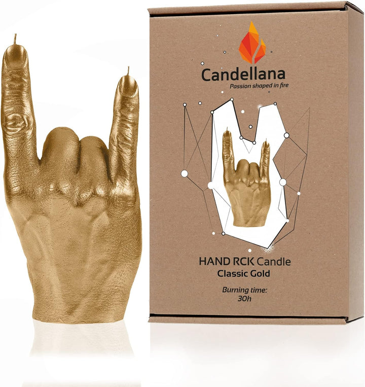 Candellana Hand Kerze Aesthetic 97 x 85 x 195 mm - Kerzen Aesthetic 3D - Candles Aesthetic - Dekorat