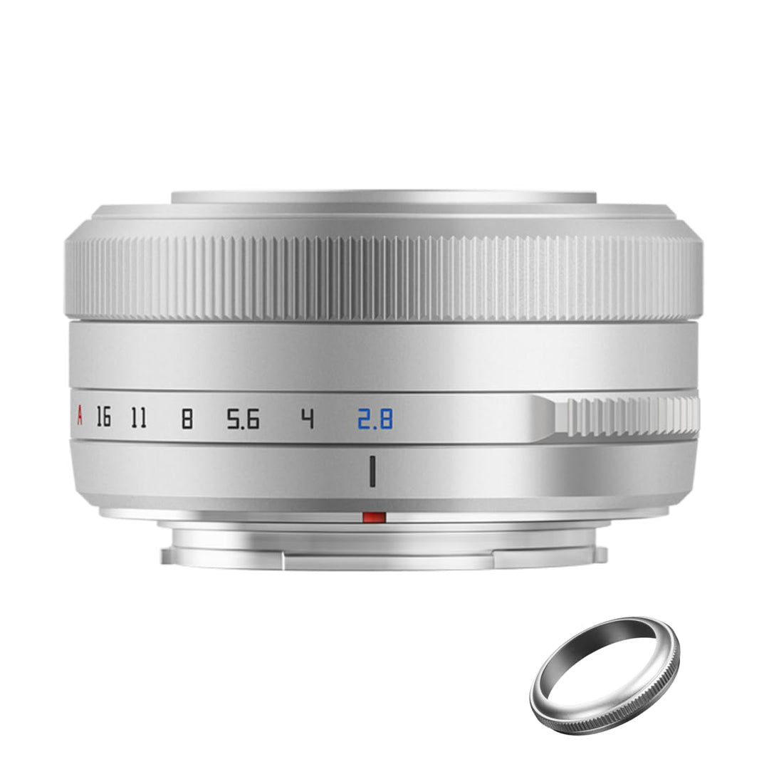 TTARTISAN AF 27mm F2.8 Fuji X Autofokus Objektiv, APS-C Ultrakompaktes Pancake-Objektiv Leichtes Des