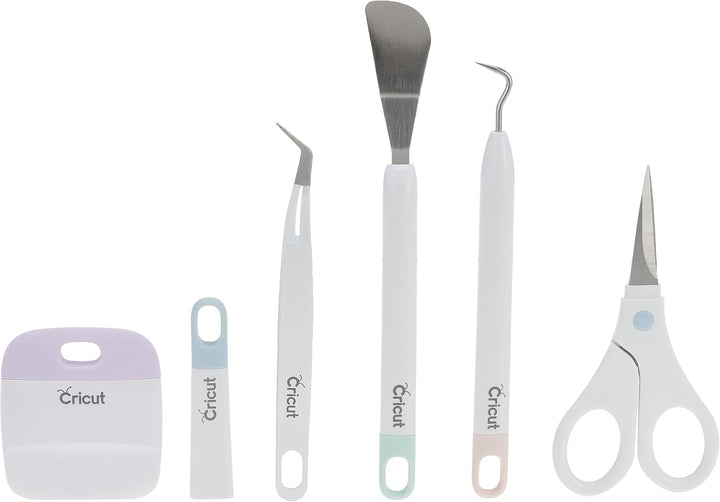Cricut Joy | Compact Smart Cutting Machine Starter Bundle, Weiss &amp; Basiswerkzeuge, Sortiert Starterp