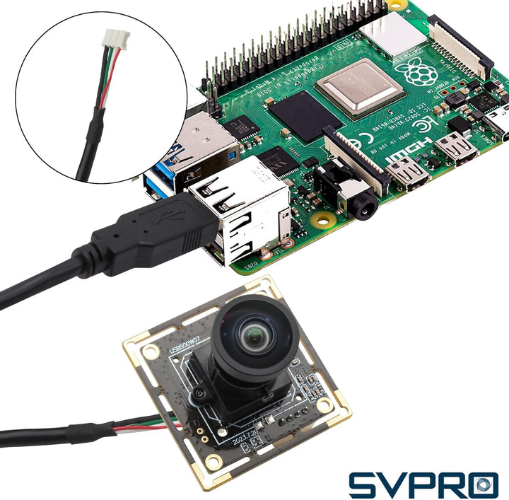 Svpro 5MP 30FPS USB Kameramodul mit M12 120 Grad Weitwinkel Webcam Board IMX335 Low Light Kamera Boa
