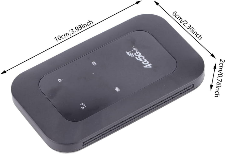 H806 4G/LTE-WLAN-Hotspot für Reisen, tragbarer Mobil-Router mit entsperrtem SIM-Slot, unterstützt B1