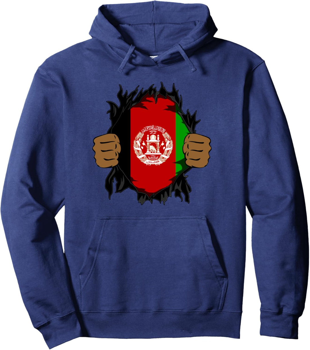 Afghanistan Flagge Afghanische Wurzeln Herkunft Geschenk Pullover Hoodie