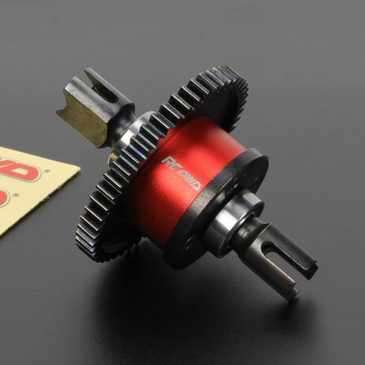 RCAWD Aluminium Center Diff Set, mit 40CrMo Hauptdiff-Getriebe 50T SPIRAL für Arrma 1/7 1/8 6S RTR H