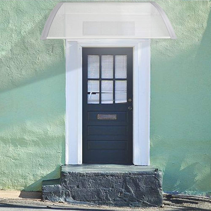 Vordach für Tür, Haustür, Polycarbonat, 80 x 120 x 23 cm 80*120*23 cm, 80*120*23 cm