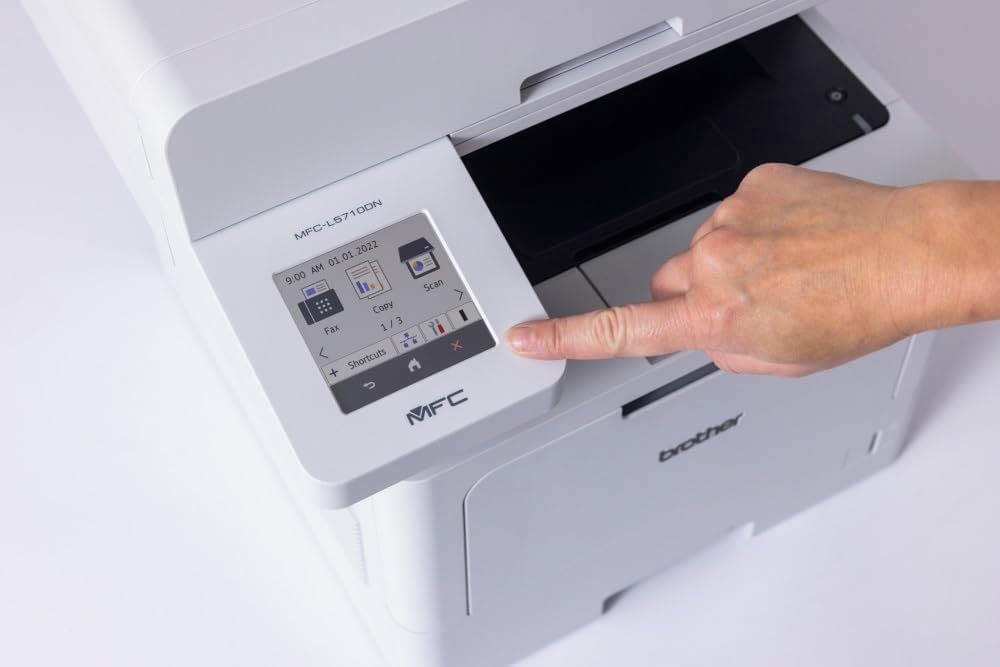 Brother MFC-L5710DN 4-in-1 Mulifunktionsdrucker schwarz weiss (A4, 48 Seiten/Min., 1.200x1.200 DPI,
