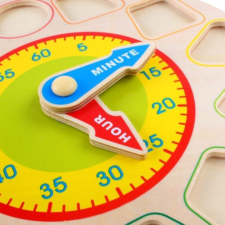 Jacootoys Holz Form Sortieren Numerische Lernen Uhren Grosse Montessori Spielzeug Jungen Mädchen 1 2