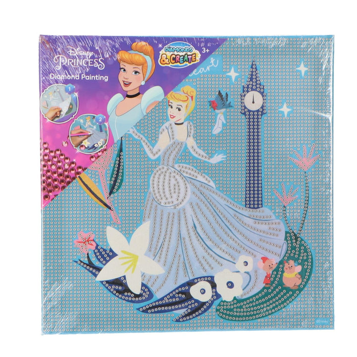 Princess Disney Juego de pintura de Diamante XL - Con Marco y Todos los accesorios - Licencia Oficia