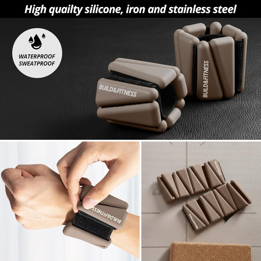 Handgelenk & Knöchel Gewichte Verstellbare Bänder für Frauen und Männer Workouts 2er Set je 0,5kg Pe