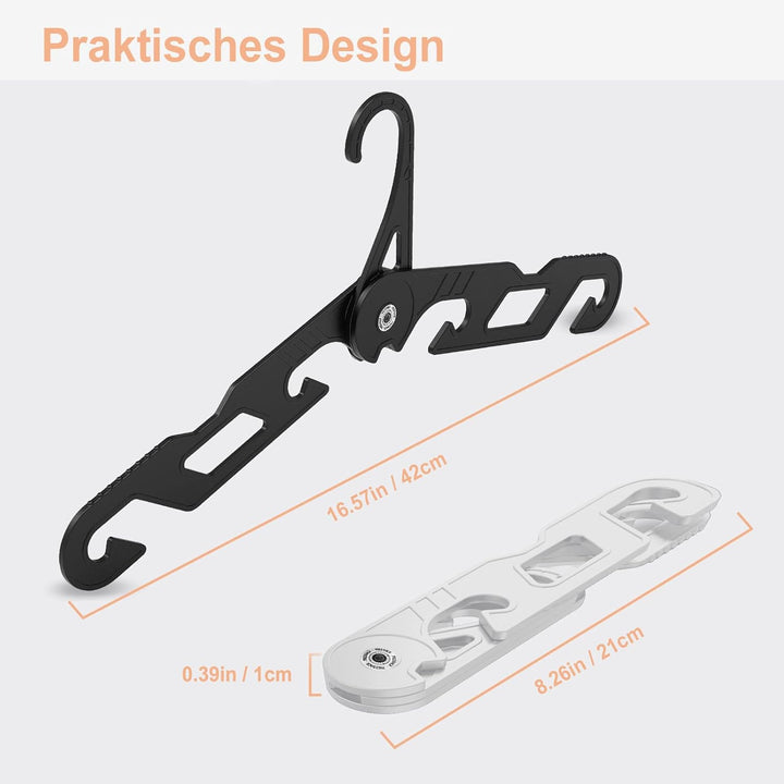 NICEDACK Premium Reisebügel Tragbare Klapp Kleiderbügel Super Bearing Collapsible Hanger Faltbare Kl