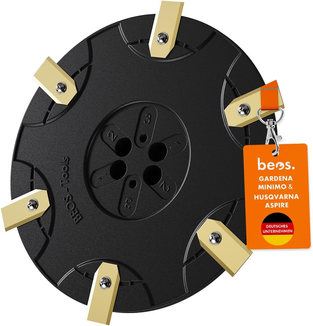 BEOS Premium Mähroboter Tuning - Drehscheibe kompatible mit Gardena Minimo & Husqvarna Automower Asp