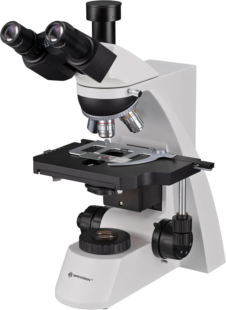 Bresser trinokulares Durchlicht Mikroskop Science TRM-301 Trino 40-1000x Vergrösserung, planachr. Ob