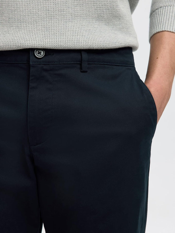 Selected Homme Male Chino 196 Straight Flex 29W / 32L Dark Sapphire, 29W / 32L Dark Sapphire