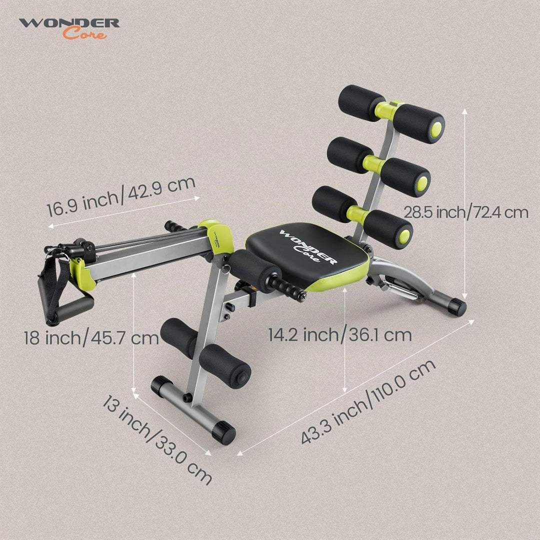 Trainingsgerät Wonder Core 2, mit eingebautem Drehsitz und Ruder, Unisex Wonder Core 2 mit Ruderer,