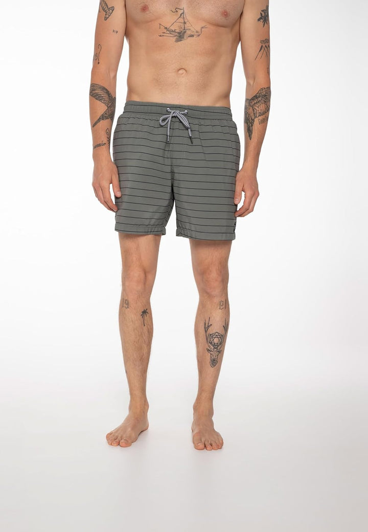 Protest Herren Beachshort Sharif S Grey Green, S Grey Green
