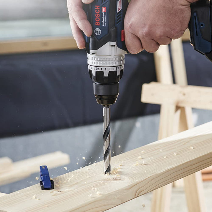 Bosch Professional 5 Stück HSS Spiralbohrer PointTeQ (für Metall, 10,1 x 87 x 133 mm, Zubehör Bohrsc