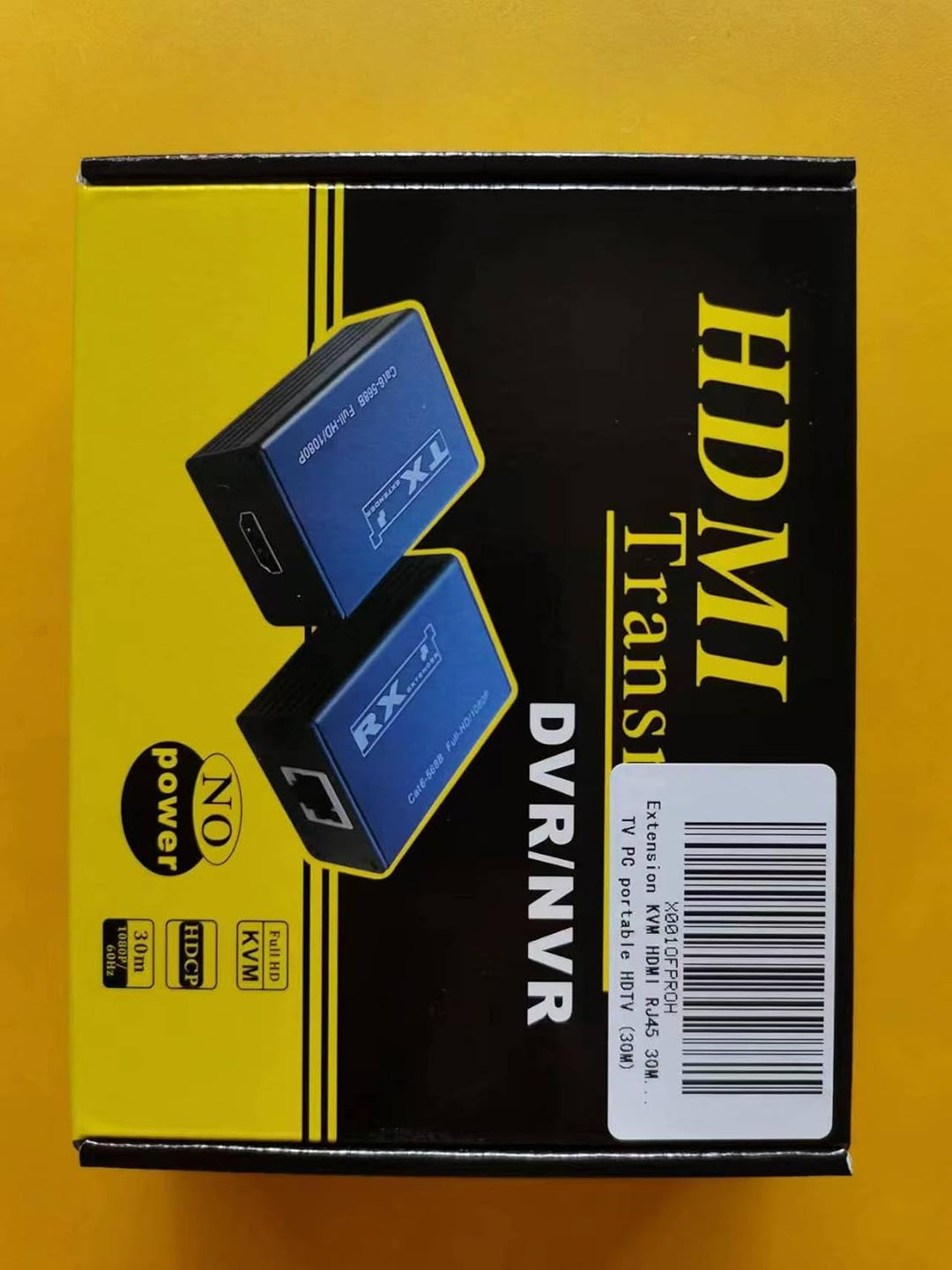 KVM-Extender HDMI RJ45 30M 1080P HDMI KVM-Extender mit USB auf Cat6 5E LAN Network Ethernet Extender