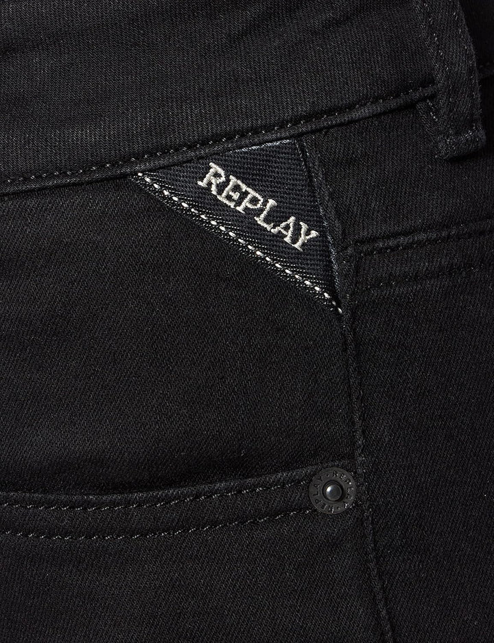 Replay Damen Florie Jeans 26W / 30L Schwarz (098 Black), 26W / 30L Schwarz (098 Black)