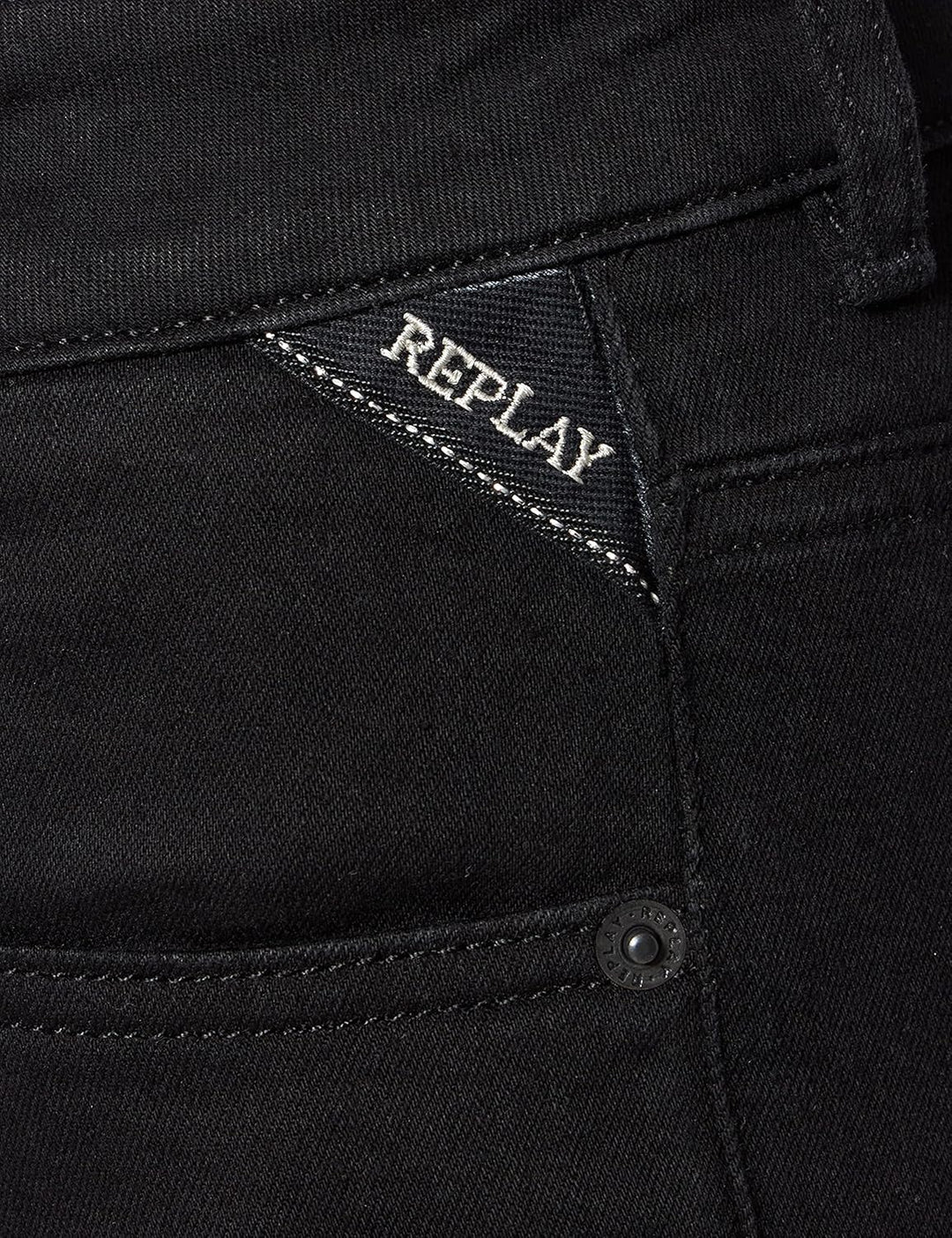 Replay Damen Florie Jeans 26W / 28L Schwarz (098 Black), 26W / 28L Schwarz (098 Black)