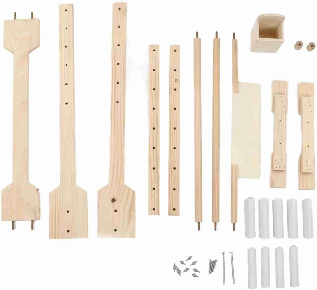 Cocoarm Stickrahmen Eckig Holz Stickständer Stickrahmen Kreuzstich Holz Ständer, Stickerei Ständer H
