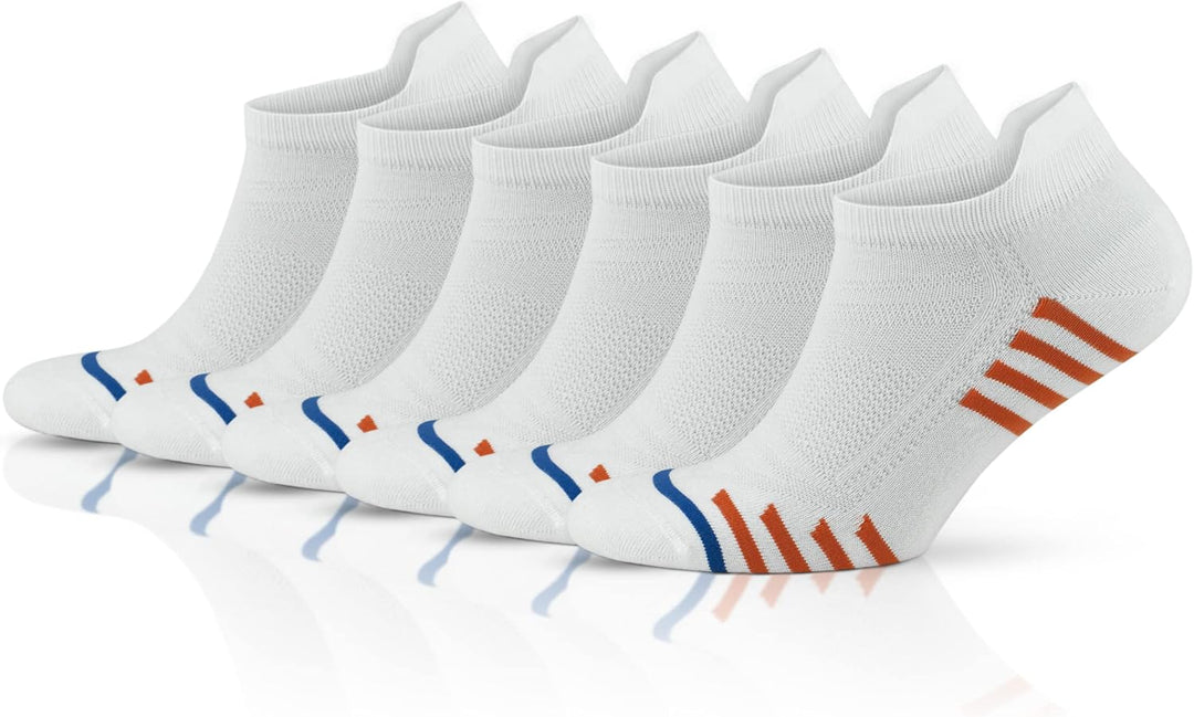 GoWith 6 Paar Sneaker Socken für Damen und Herren, Bambus (Viskose) Bunte Socken, Ohne Naht Sportsoc