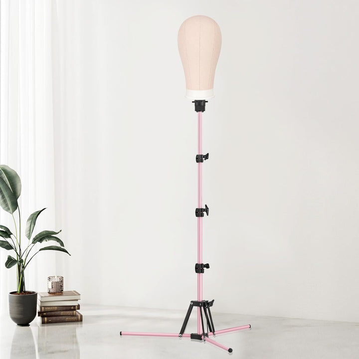 Mannequin-Kopfständer, 160 cm, verstellbarer Perückenständer, verstärktes Metall, Mannequinkopfständ