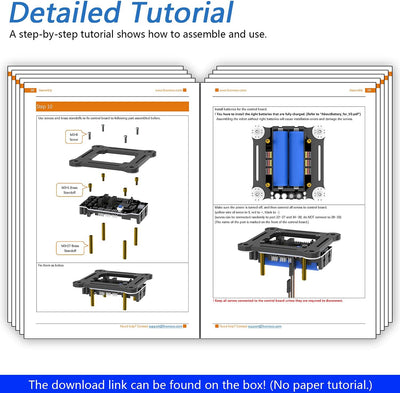 FREENOVE Quadruped Robot Kit with Remote (Compatible with Arduino IDE), App Remote Control, Walking