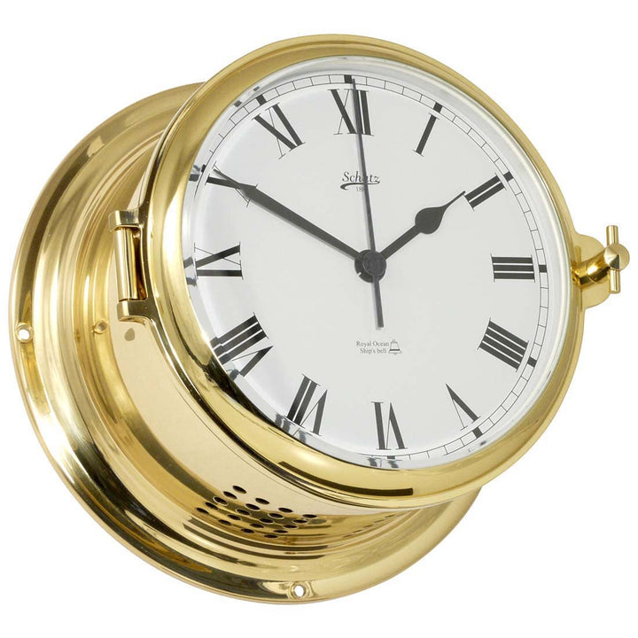 Delite 480CS Schatz Royal Glasenuhr Quarz römisch Messing B x H: 180 mm x 93 mm
