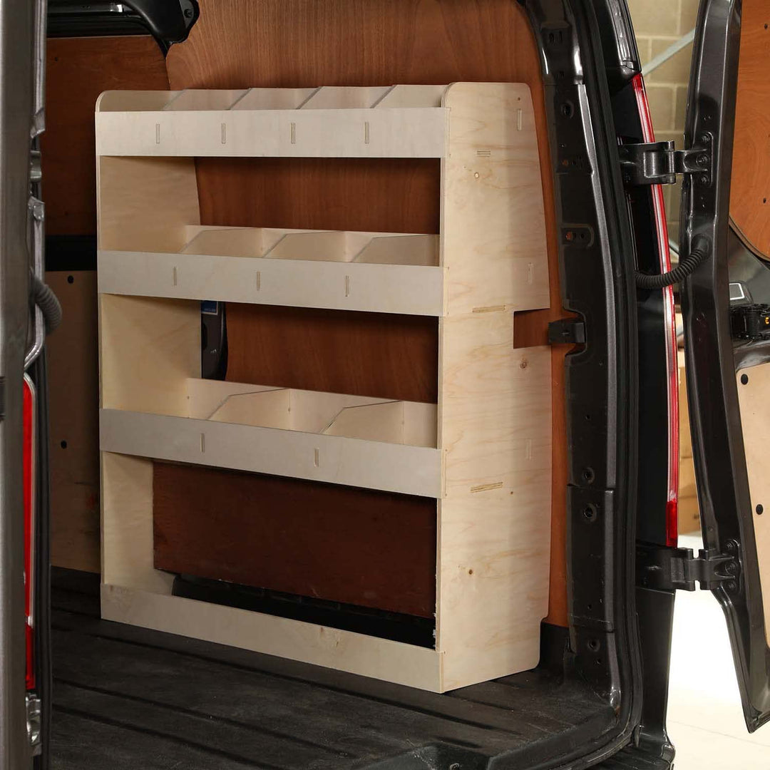 Vanify - Kompatibel mit Ford Transit Custom L1 2012+ Fahrzeugeinrichtung Fahrzeugregale, Beifahrerse