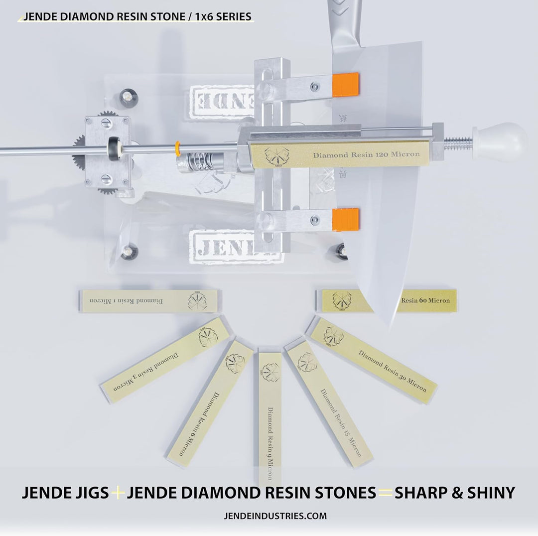 Jende 1 x 15,2 cm Harz-Diamant-Schleifstein für Edge Pro, Hapstone, TSProf, Jende Jigs für Messer (3