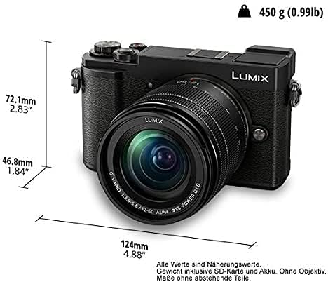 Panasonic Lumix DC-G9MEG-K Systemkamera mit 12-60mm Objektiv (20 MP, 4K/6K, Dual I.S., Staub und Spr