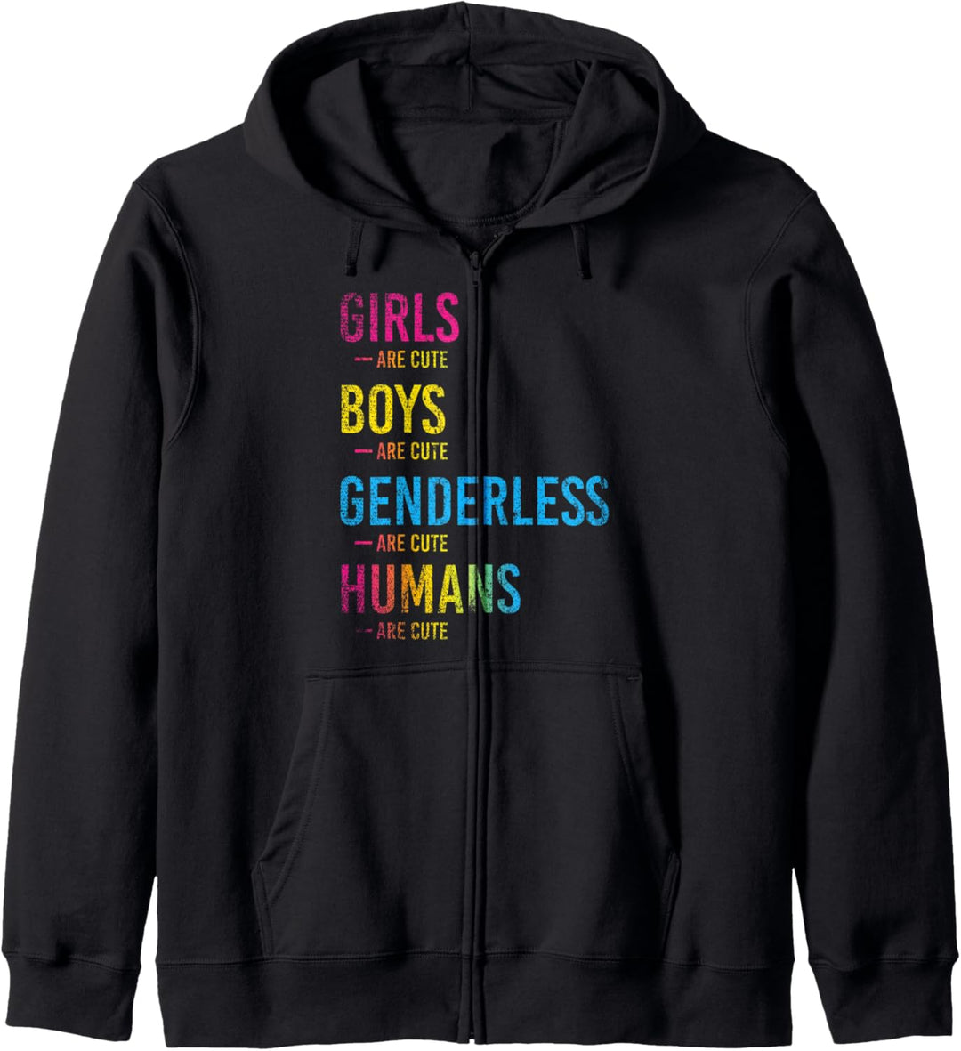 Menschen sind süss LGBTQ Queer Geschenk Lustiges Pansexuell Kapuzenjacke