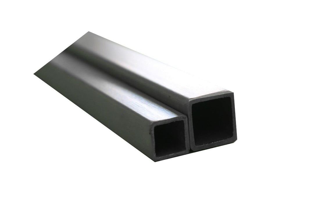 Edelstahlrohr geschliffen Edelstahl Vierkant Rohr V2A Pfosten Geländer 30x30x2mm und 40x40x2mm Länge