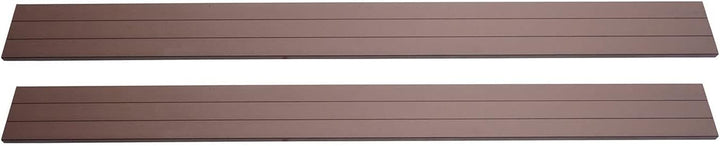 Mendler 4er Set Latten für WPC-Sichtschutz Sarthe-AM, Bretter Windschutz, ca. 1qm - 180cm, braun, 18